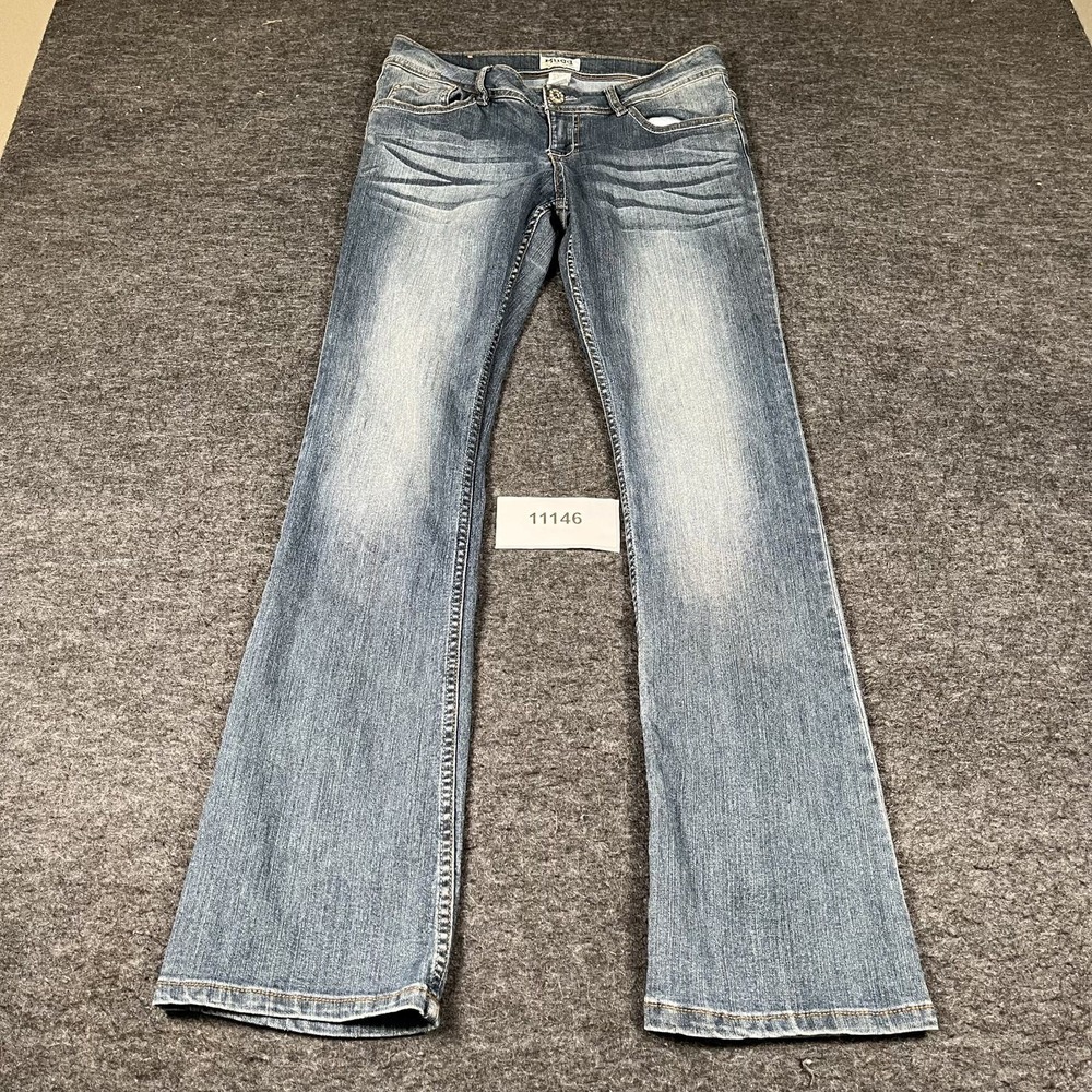 Mudd Bootcut Jeans Size 9 Juniors Medium Wash Blue Denim Stretch Y2K